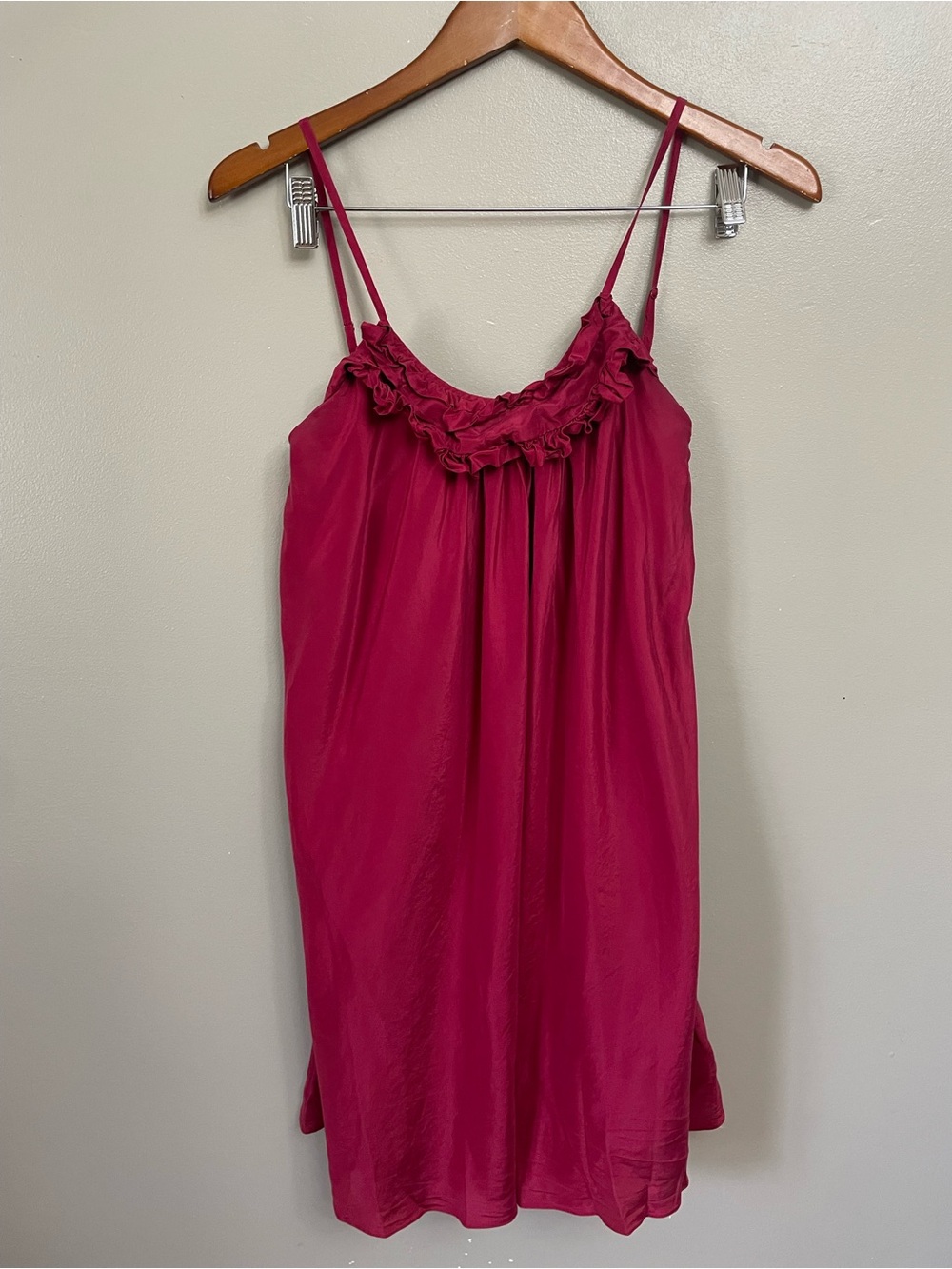 Susana Monaco Spaghetti Strap Silk slip dress balletcore Fairycore vintage